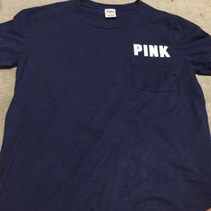 VS Love Pink pocket tee!!